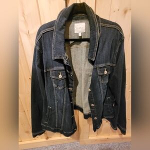 Torrid Jacket Women's Plus Size 4 Dark Wash Jean Denim Casual Outdoor Ladies